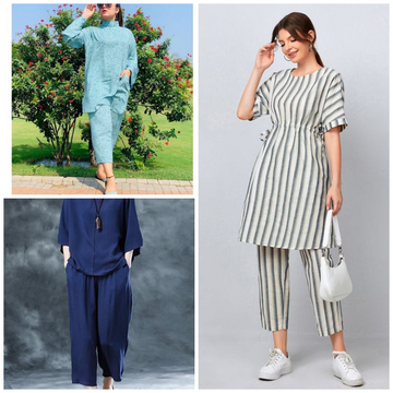 117A - Stylish Pack of 3 Women's Casual Summer Suit Set β Premium Stitched Kurti & Trousers 50% Off Summer Sale